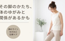 沼津市のO脚矯正｜足術整体で脚のラインを整えるアプローチと日常ケアの方法｜川本整体院